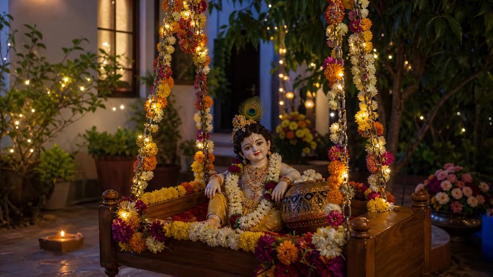 कृष्ण जन्माष्टमी: घर पर मनाने की सरल विधि